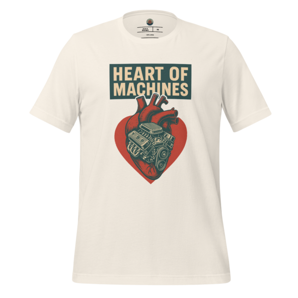 Heart of Machines – Vintage White Tee