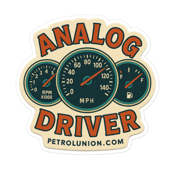 ANALOG DRIVER STICKER
