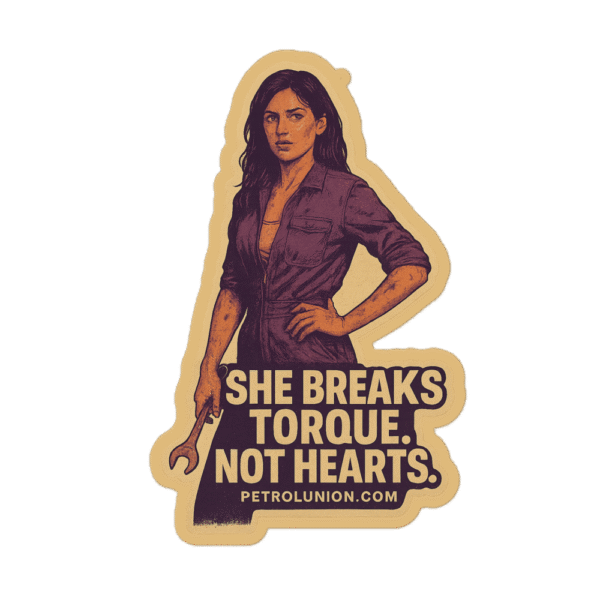 SHE BREAKS TORQUE. NOT HEARTS. v2 - Sticker
