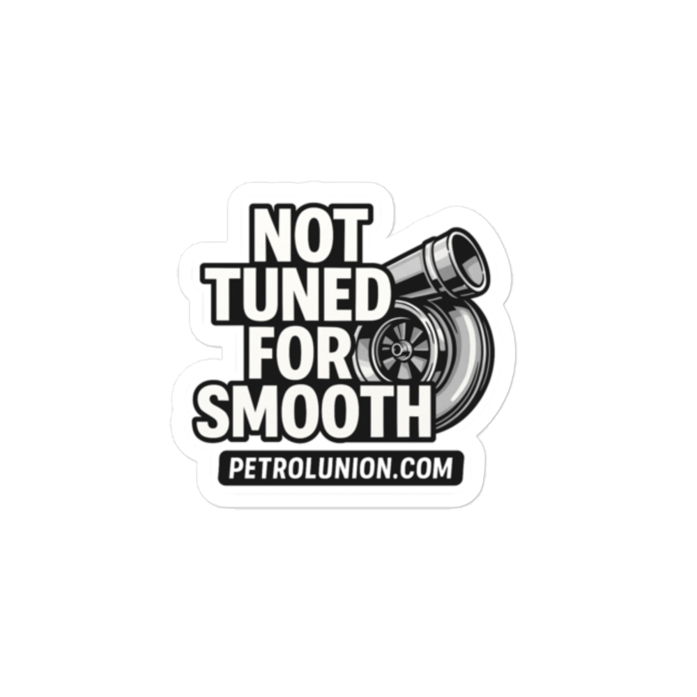 NOT TUNED FOR SMOOTH - sticker