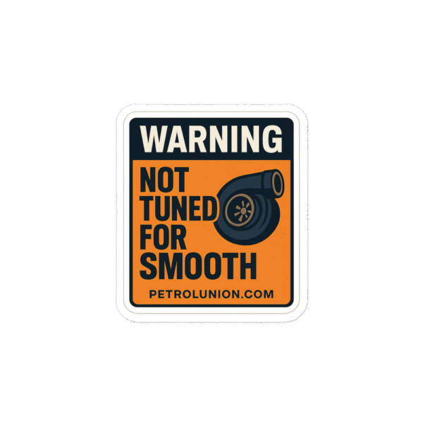 WARNING: NOT TUNED FOR SMOOTH – Sticker