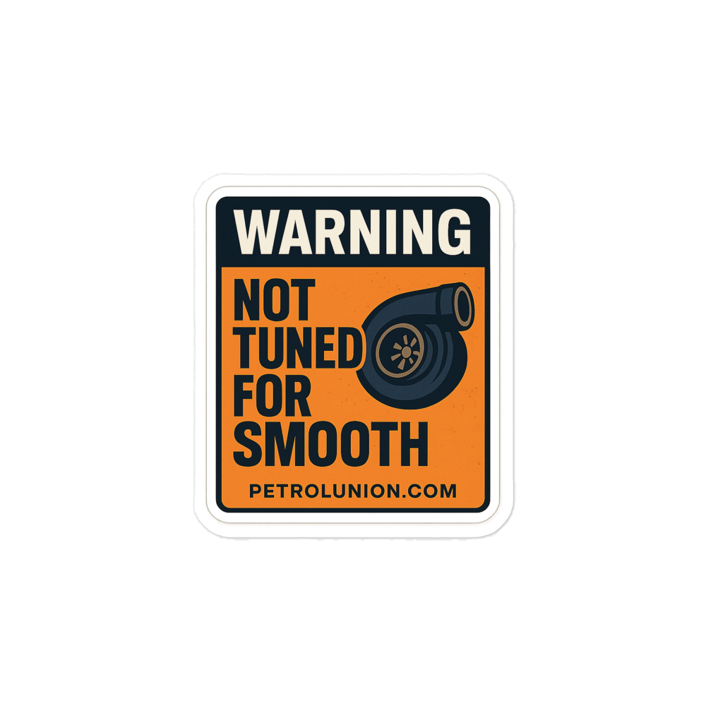 WARNING: NOT TUNED FOR SMOOTH – Sticker