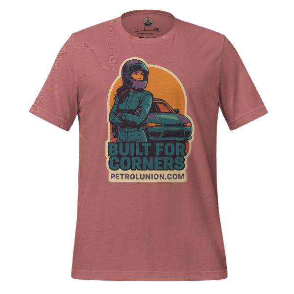 BUILT FOR CORNERS – Mauve Tee