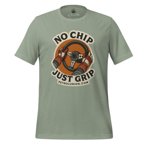 NO CHIP. JUST GRIP - Olive Tee