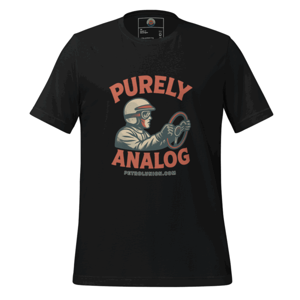 PURELY ANALOG –  Vintage Black Tee